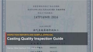 Casting Quality Inspection Guide cover image for Waking article