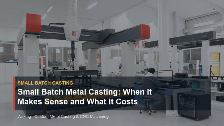 Small Batch Metal Casting: When It Makes Sense and What It Costs cover image for Waking article
