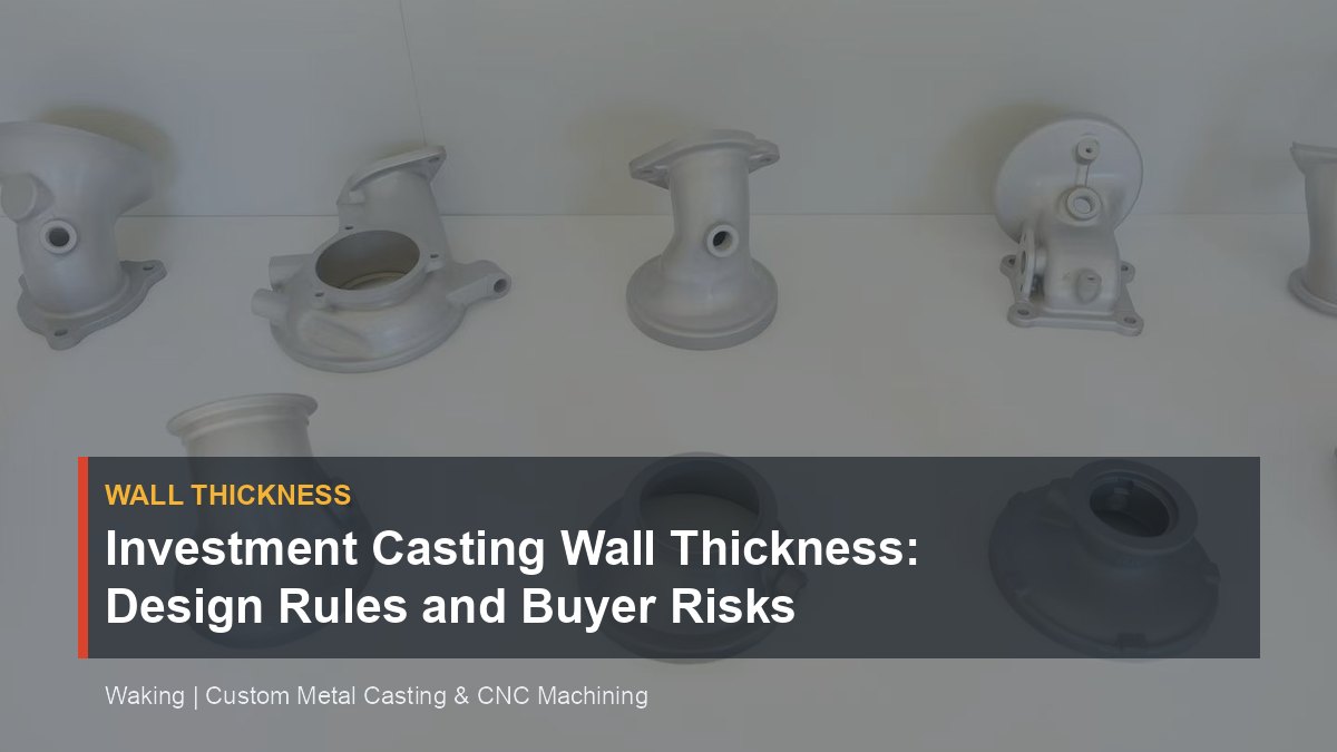 Investment Casting Wall Thickness: Design Rules and Buyer Risks cover image for Waking article