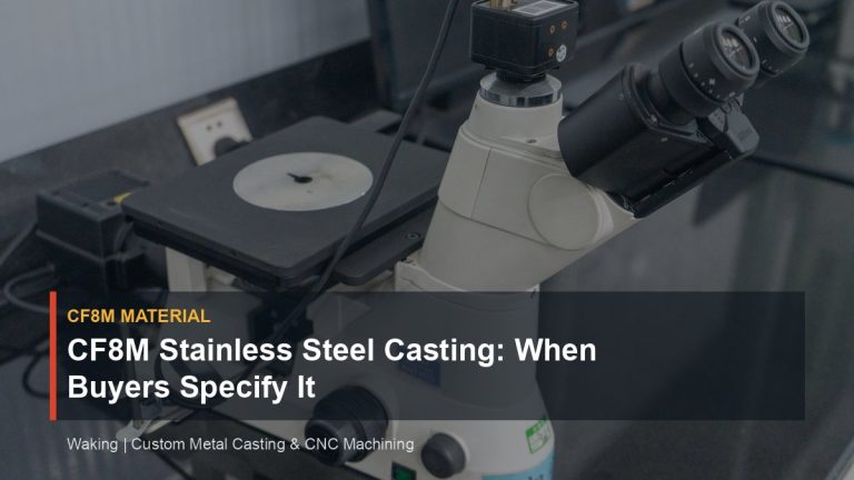 CF8M Stainless Steel Casting: When Buyers Specify It cover image for Waking article