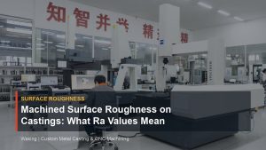 Machined Surface Roughness on Castings: What Ra Values Mean cover image for Waking article