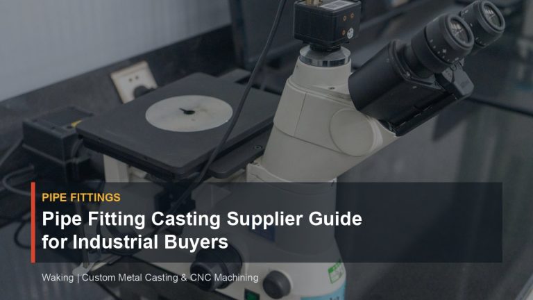 Pipe Fitting Casting Supplier Guide for Industrial Buyers cover image for Waking article